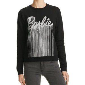 Barbie Sweatshirt Metallic Graphic Sweatshirt (M)
